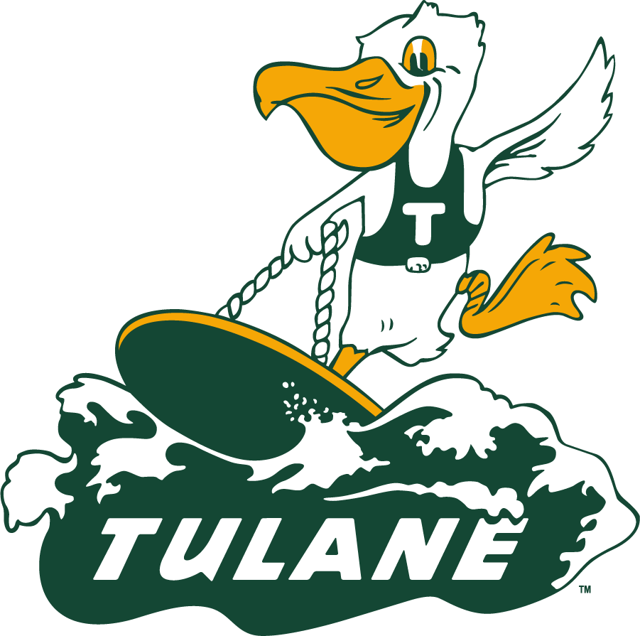 Tulane Green Wave 1920-1924 Primary Logo t shirts iron on transfers